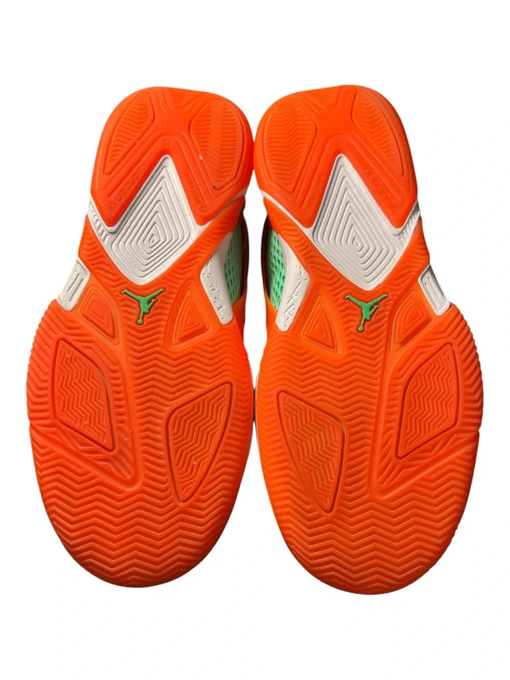 Jordan Peach Jam/Orange Pulse/Electro Green Heir Series Sneakers